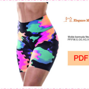 Molde bermuda fitness PP,P,M,G,GG,XG,XGG