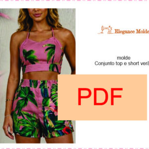 Conjunto top e short verão 36,38,40,42,44