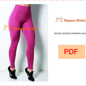 MOLDE LEGGING FEMININA ADULTO PP,P,M,G,GG,XG,XXG