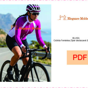 BLUSA Ciclista Feminina Zíper destacavel (PP ao EG)