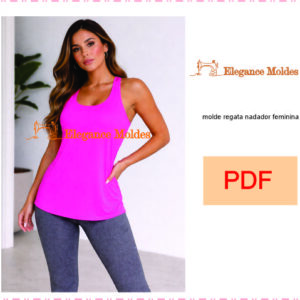 molde regata nadador feminina  PP,P,M,G,GG