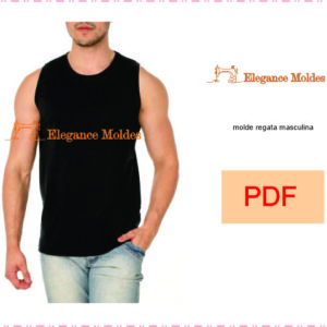 molde regata masculina  PP,P,M,G,GG