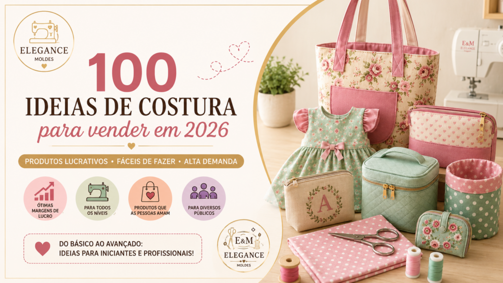 100 Ideias de Costura para Vender em 2026